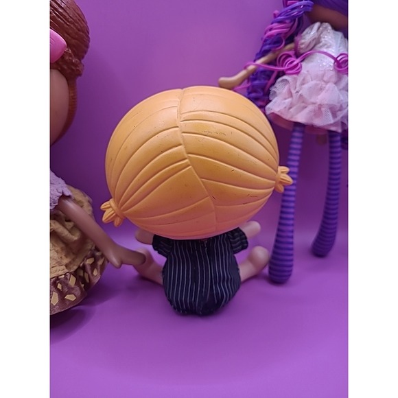 Lalaloopsy Lot x3 WAFFLE CONE DOLL COMPLETE Dress Neopolitan Full Size - Picture 8 of 13